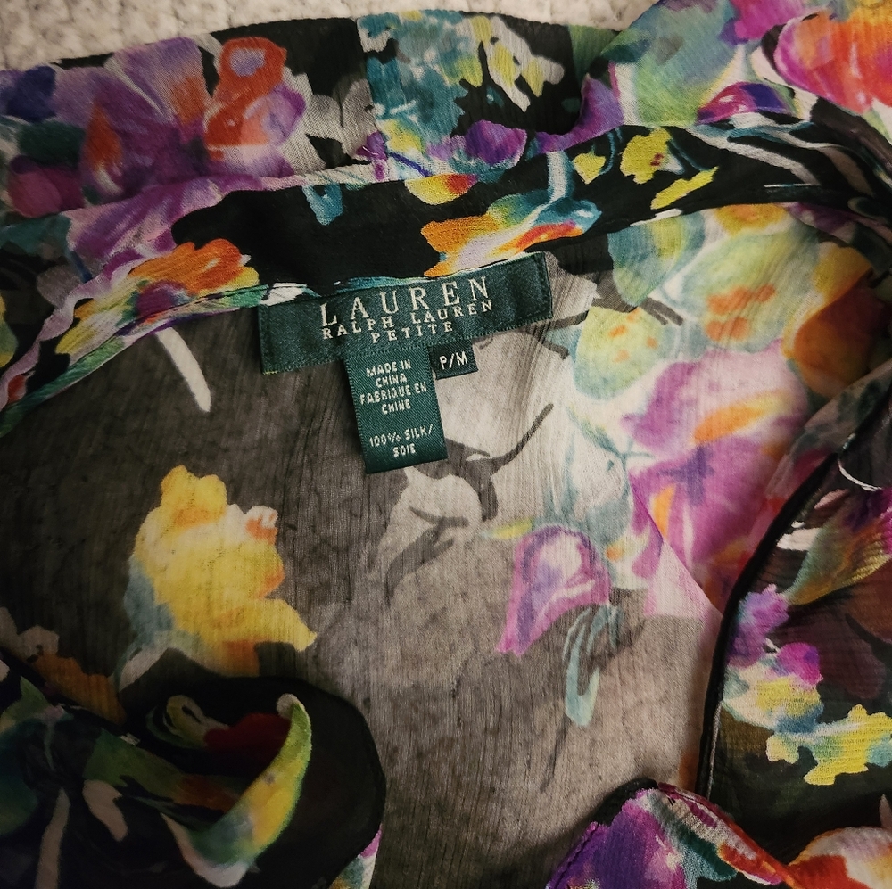 Ralph Lauren Silk Blouse - Picture 2 of 2